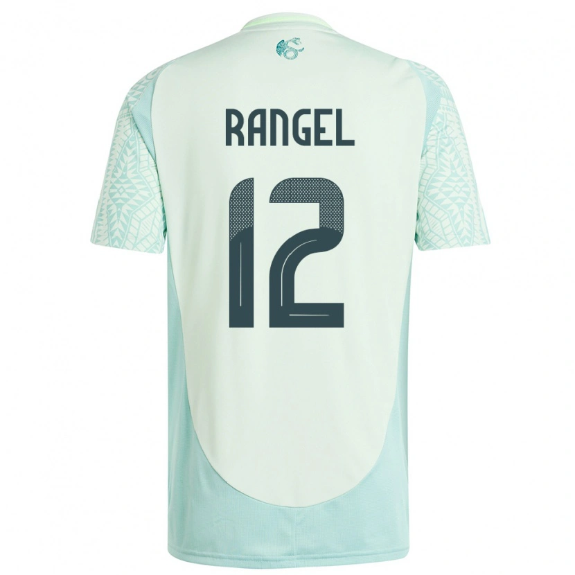 Danxen Women Mexico Raúl Rangel #12 Linen Green Away Jersey 24-26 T-Shirt
