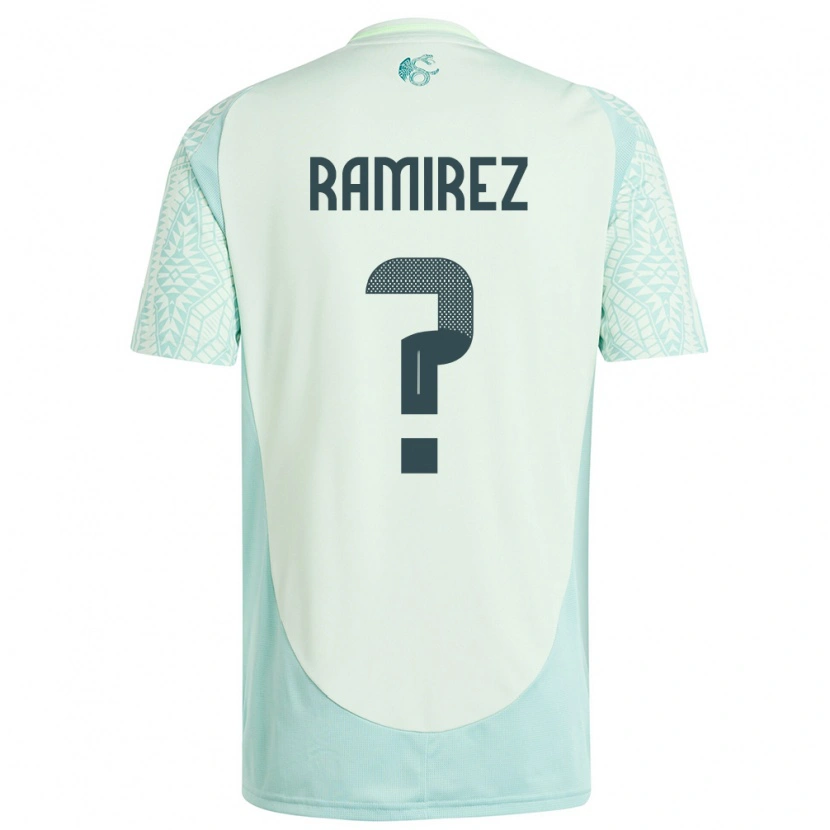 Danxen Women Mexico Leonardo Ramirez #0 Linen Green Away Jersey 24-26 T-Shirt