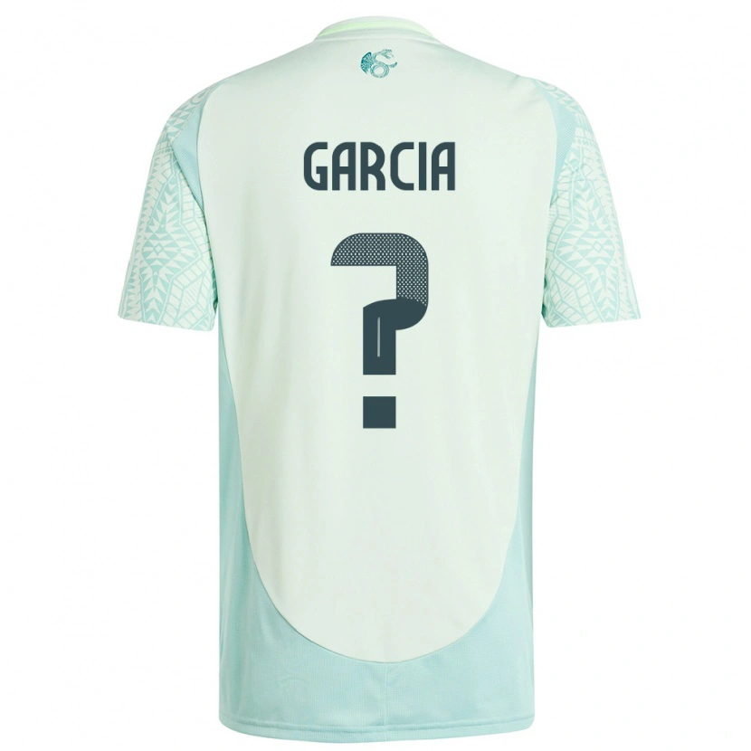 Danxen Women Mexico Rogelio Garcia #0 Linen Green Away Jersey 24-26 T-Shirt