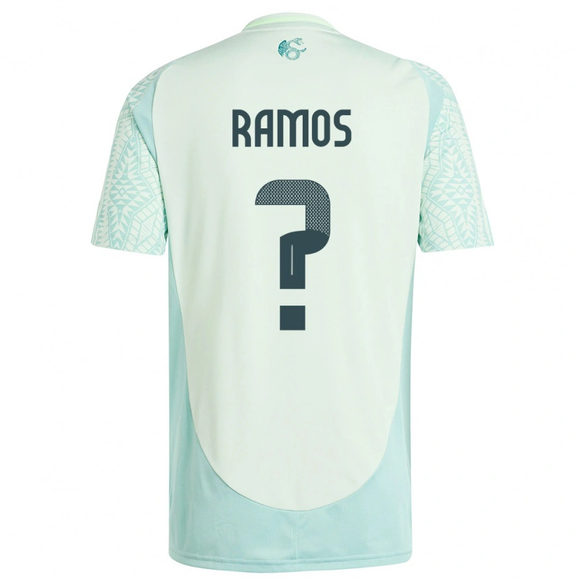 Danxen Women Mexico Luis Ramos #0 Linen Green Away Jersey 24-26 T-Shirt