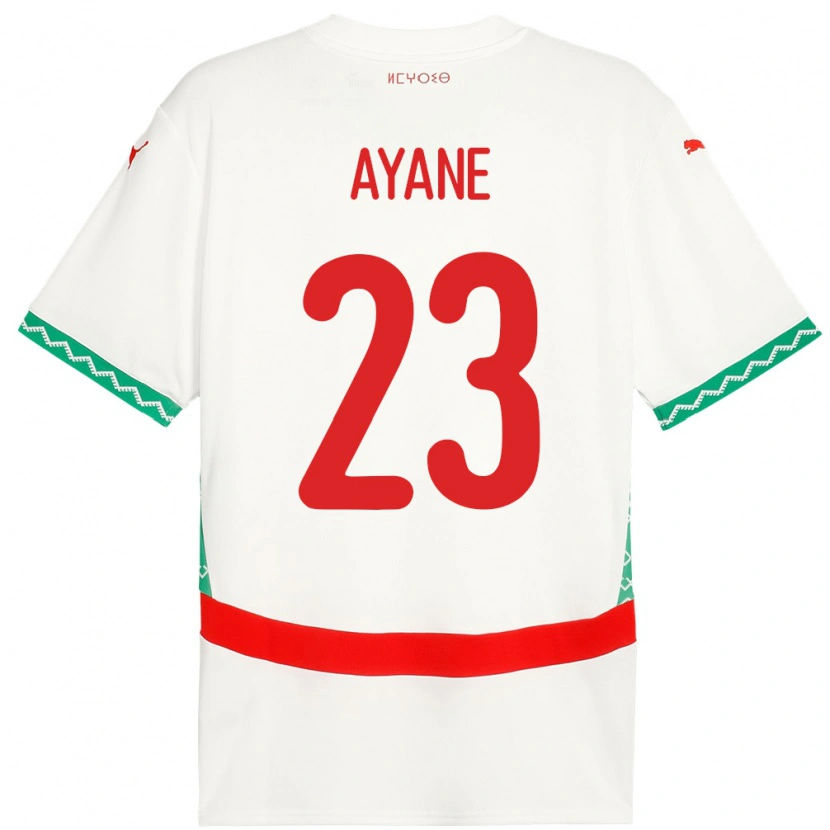 Danxen Women Morocco Rosella Ayane #23 White Away Jersey 24-26 T-Shirt