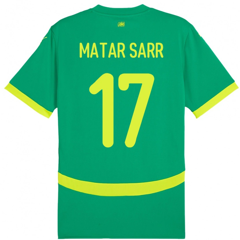 Danxen Women Senegal Pape Matar Sarr #17 Green Away Jersey 24-26 T-Shirt