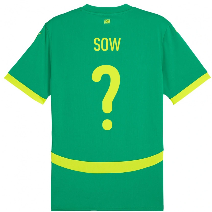 Danxen Women Senegal Ibrahima Sow #0 Green Away Jersey 24-26 T-Shirt
