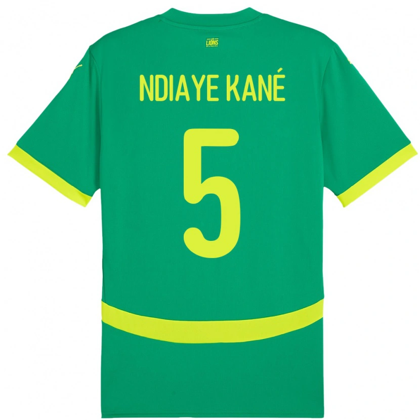 Danxen Women Senegal Ndeye Ndiaye Kane #5 Green Away Jersey 24-26 T-Shirt