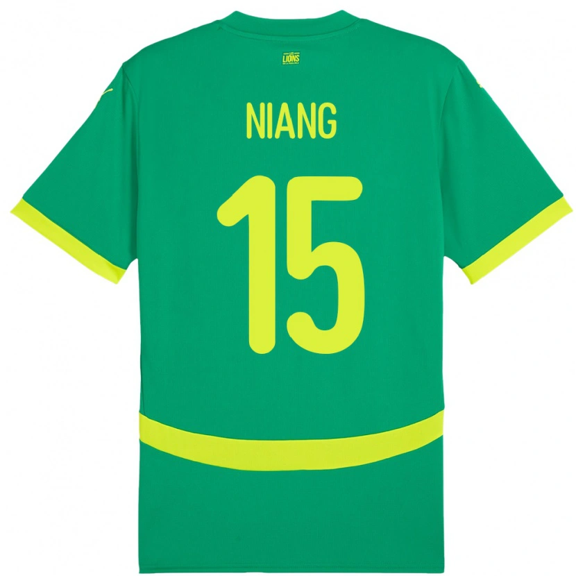 Danxen Women Senegal Jeanne Niang #15 Green Away Jersey 24-26 T-Shirt