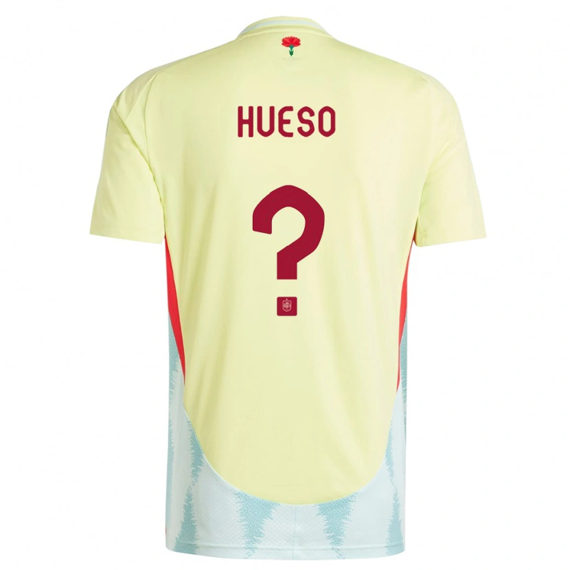 Danxen Women Spain Romeo Hueso #0 Yellow Away Jersey 24-26 T-Shirt