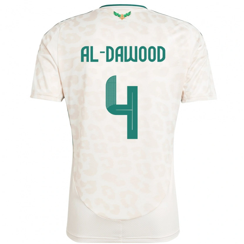 Danxen Women Saudi Arabia Mishaal Al-Dawood #4 White Away Jersey 24-26 T-Shirt