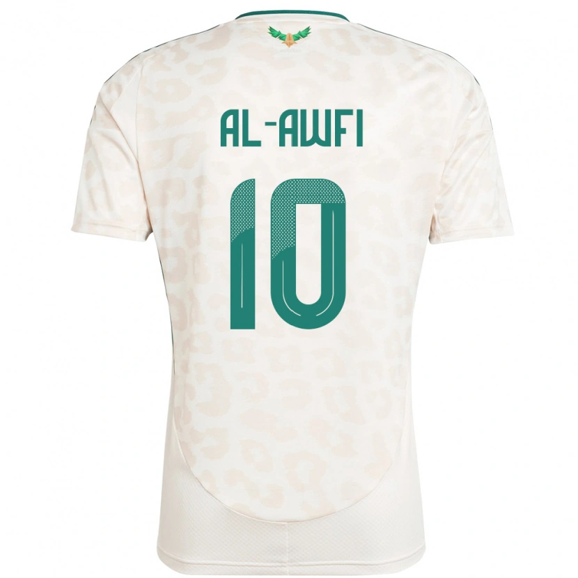 Danxen Women Saudi Arabia Al-Walid Al-Awfi #10 White Away Jersey 24-26 T-Shirt