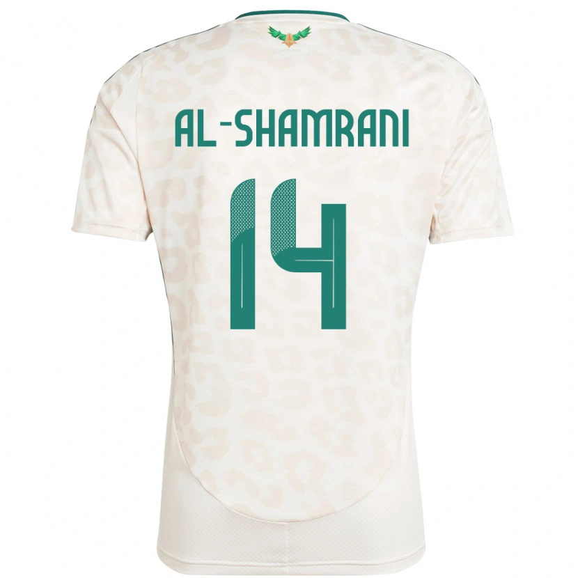 Danxen Women Saudi Arabia Farhah Al-Shamrani #14 White Away Jersey 24-26 T-Shirt
