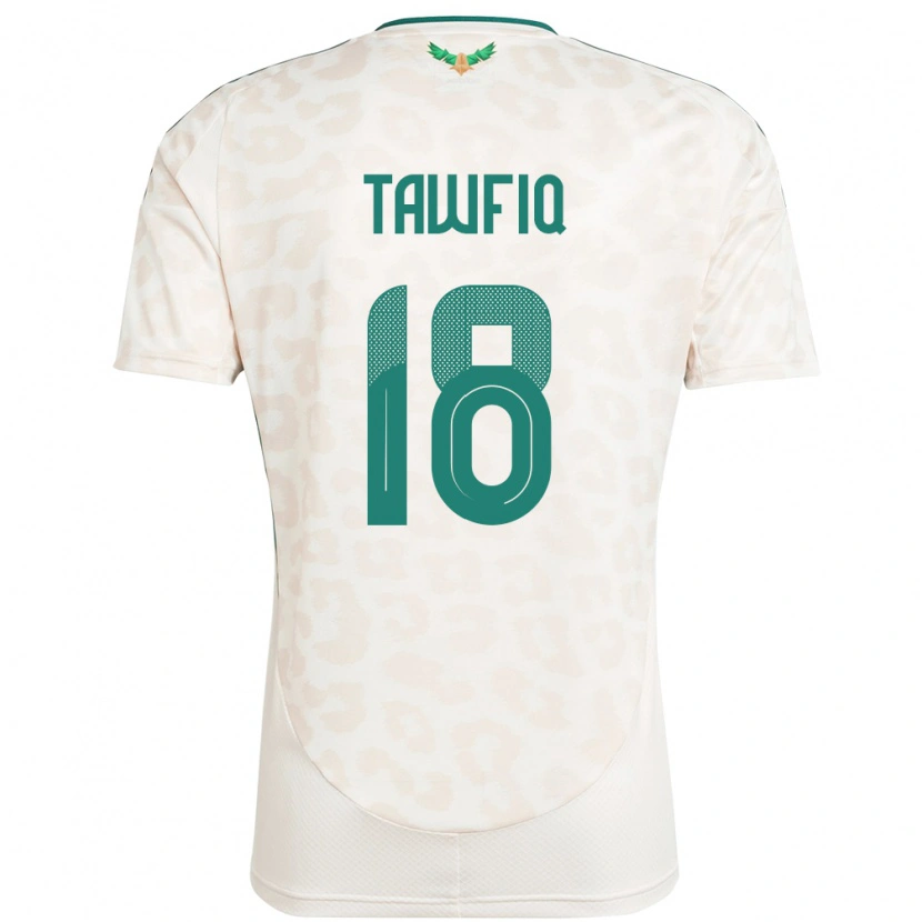 Danxen Women Saudi Arabia Saba Tawfiq #18 White Away Jersey 24-26 T-Shirt
