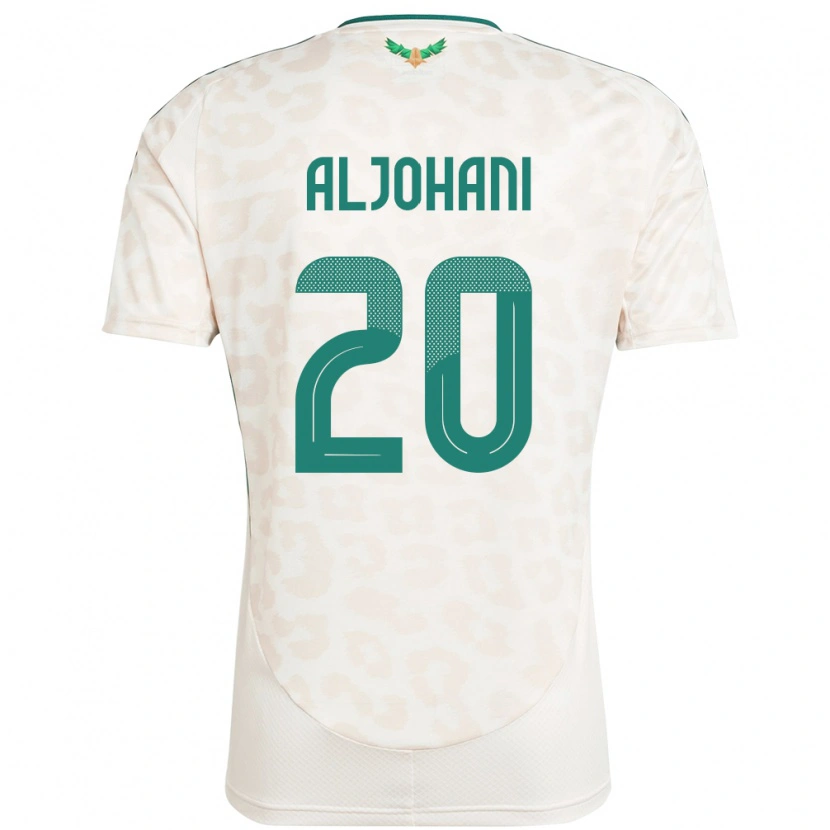 Danxen Women Saudi Arabia Ziyad Aljohani #20 White Away Jersey 24-26 T-Shirt