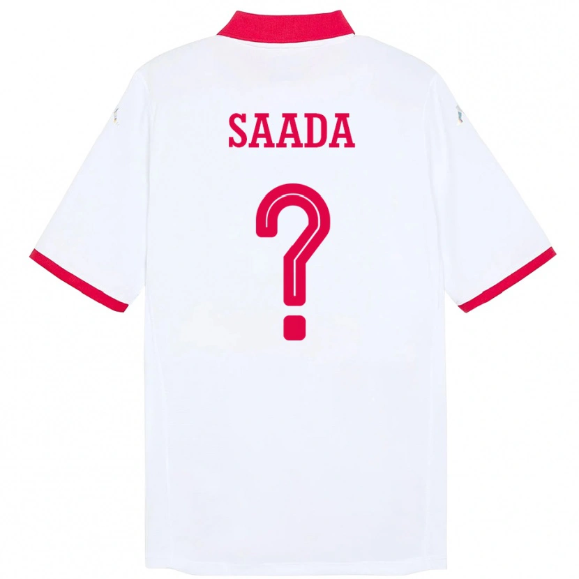 Danxen Women Tunisia Malek Saada #0 White Away Jersey 24-26 T-Shirt