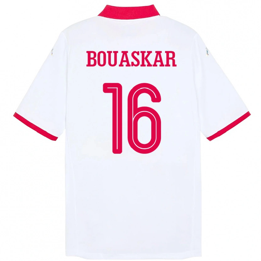 Danxen Women Tunisia Slim Bouaskar #16 White Away Jersey 24-26 T-Shirt