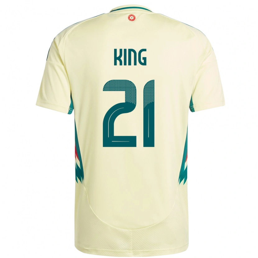 Danxen Women Wales Tom King #21 Beige Yellow Away Jersey 24-26 T-Shirt