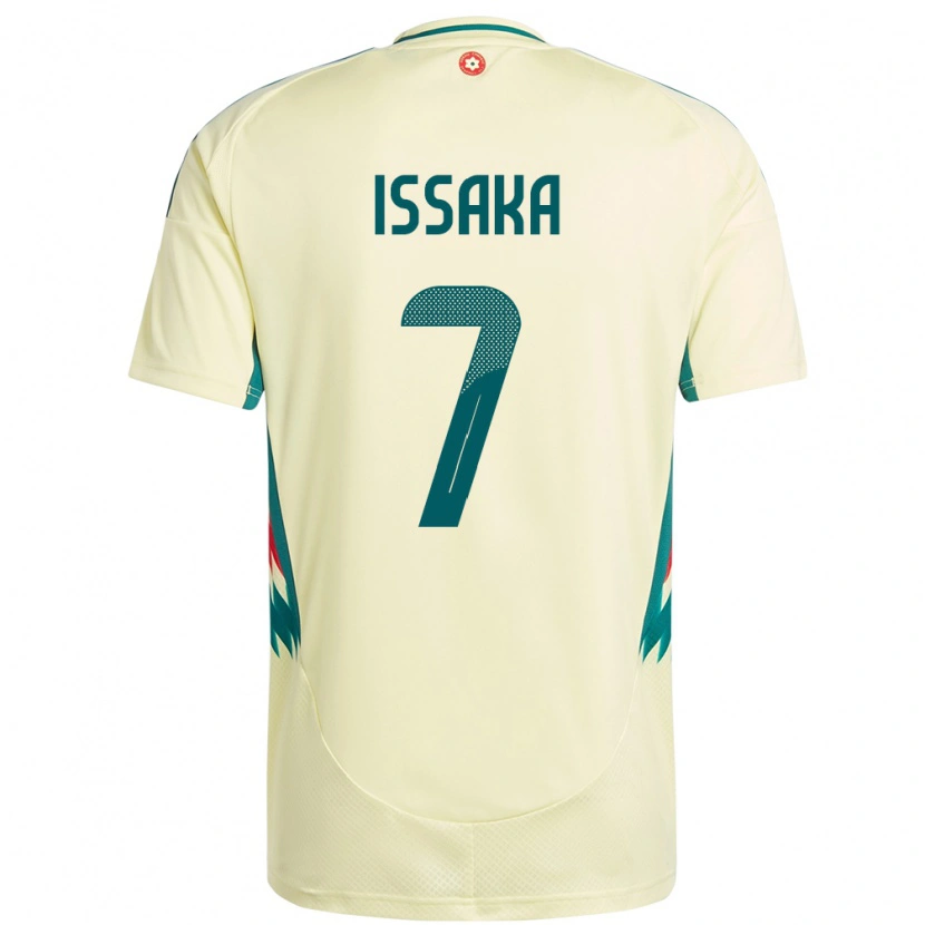 Danxen Women Wales Freddie Issaka #7 Beige Yellow Away Jersey 24-26 T-Shirt
