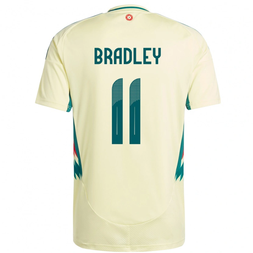 Danxen Women Wales Sion Bradley #11 Beige Yellow Away Jersey 24-26 T-Shirt