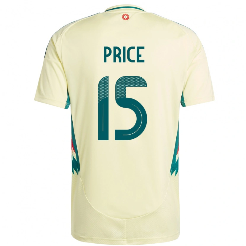 Danxen Women Wales Tom Price #15 Beige Yellow Away Jersey 24-26 T-Shirt