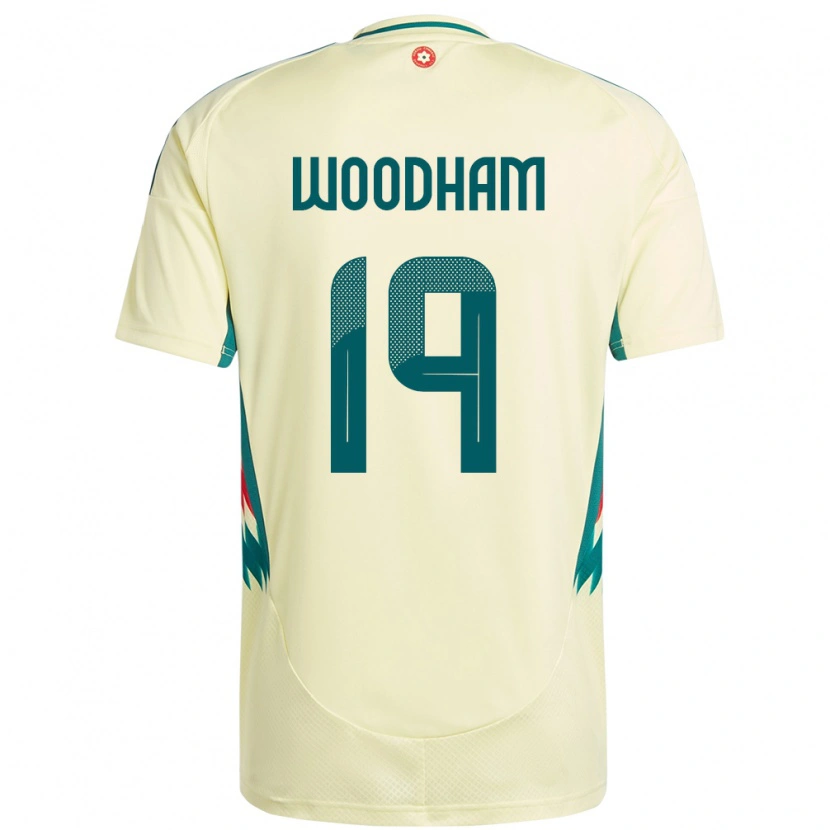 Danxen Women Wales Lily Woodham #19 Beige Yellow Away Jersey 24-26 T-Shirt