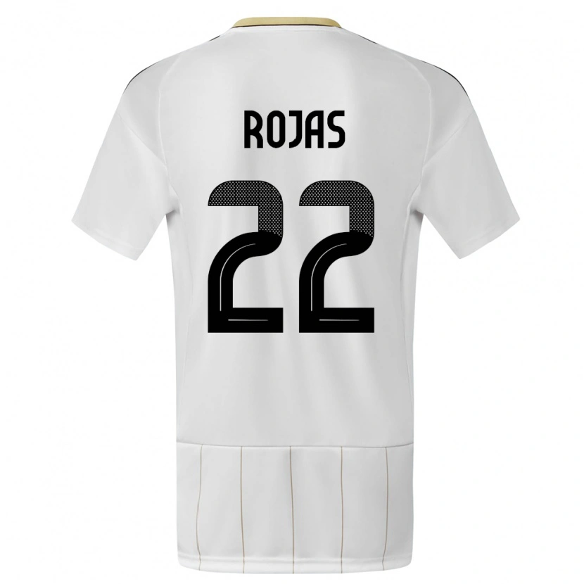 Danxen Women Costa Rica Andy Rojas #22 White Away Jersey 24-26 T-Shirt