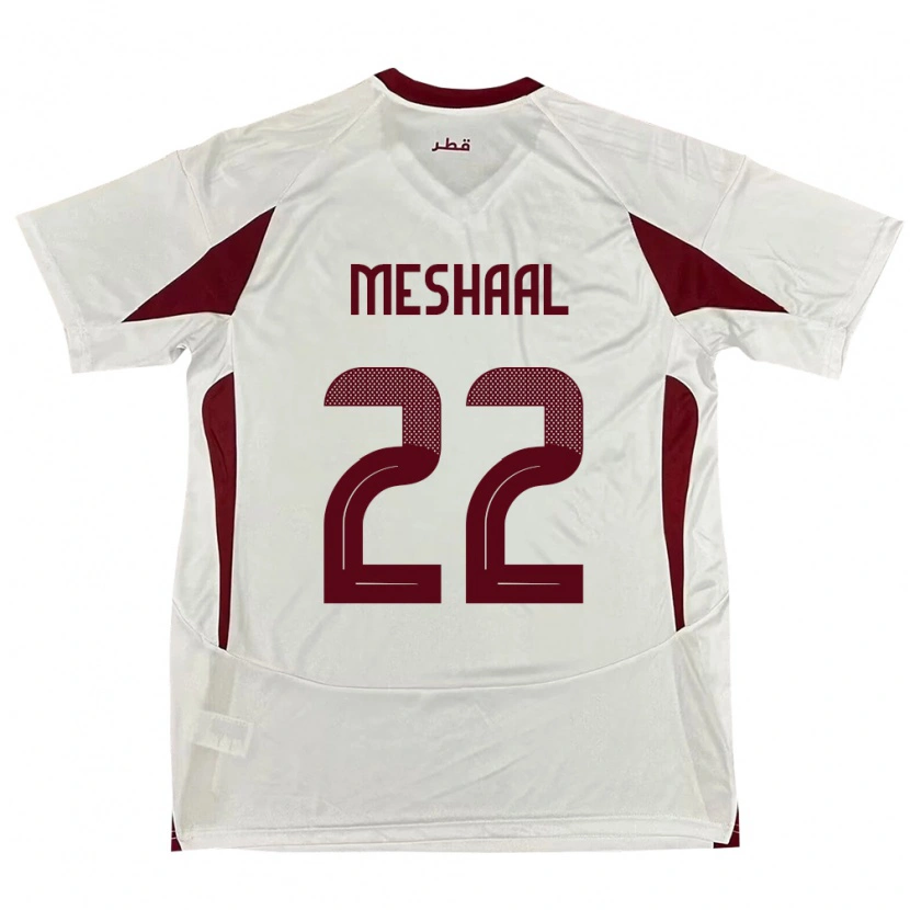 Danxen Women Qatar Meshaal Barsham #22 White Away Jersey 24-26 T-Shirt