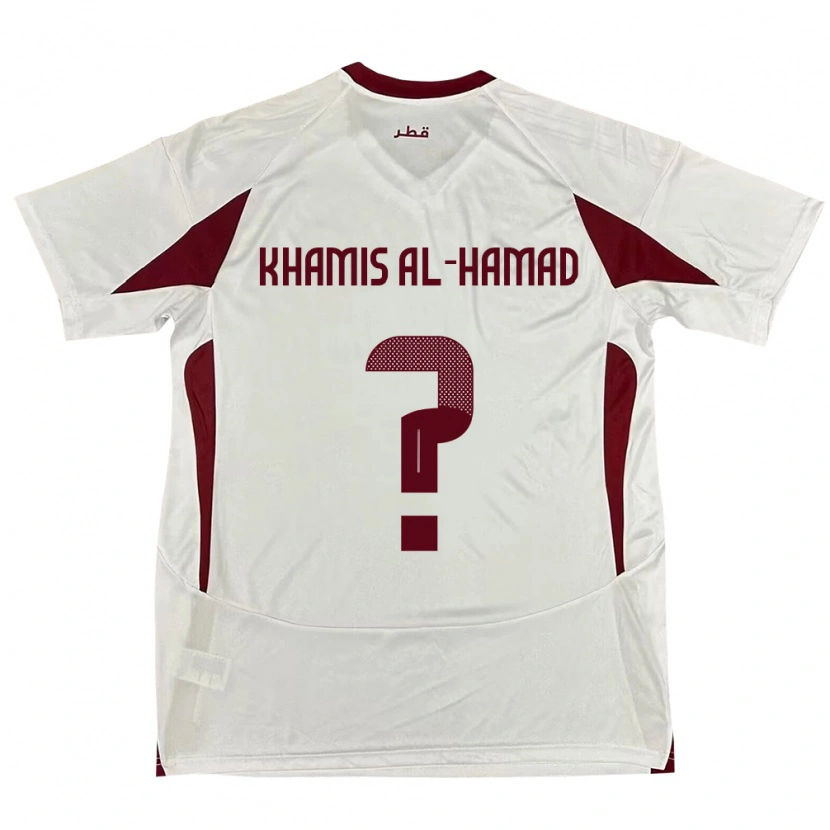 Danxen Women Qatar Saoud Khamis Al-Hamad #0 White Away Jersey 24-26 T-Shirt