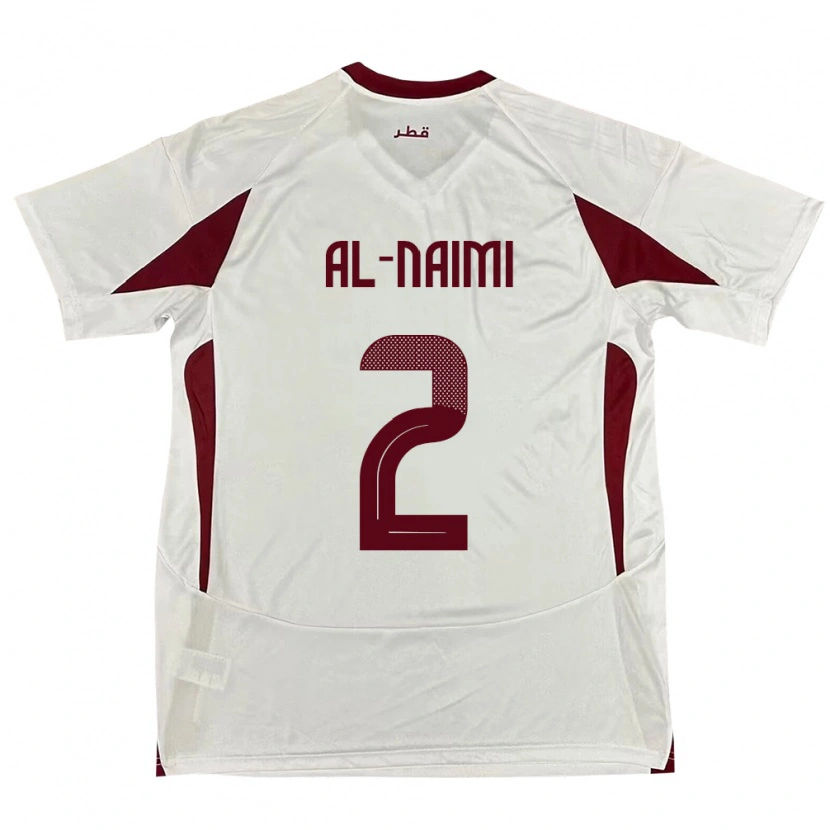 Danxen Women Qatar Amna Al Naimi #2 White Away Jersey 24-26 T-Shirt