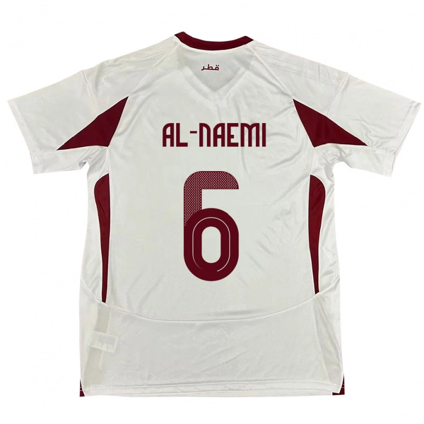 Danxen Women Qatar Reem Al Naemi #6 White Away Jersey 24-26 T-Shirt