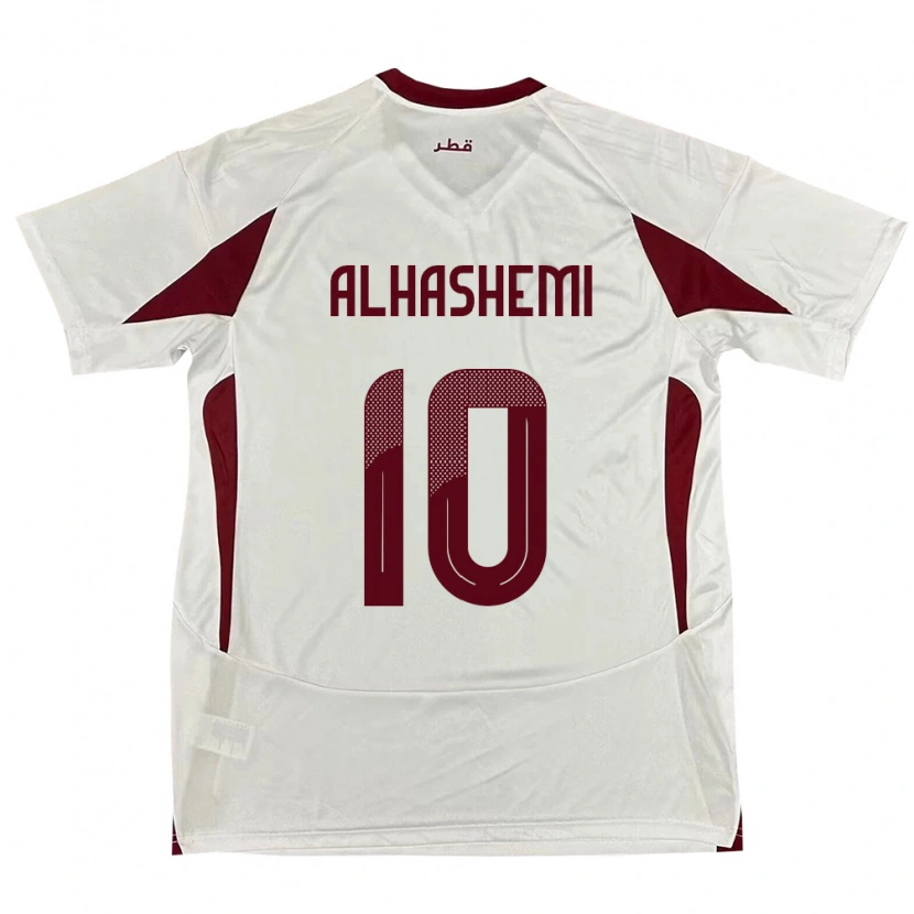 Danxen Women Qatar Suaad Alhashemi #10 White Away Jersey 24-26 T-Shirt