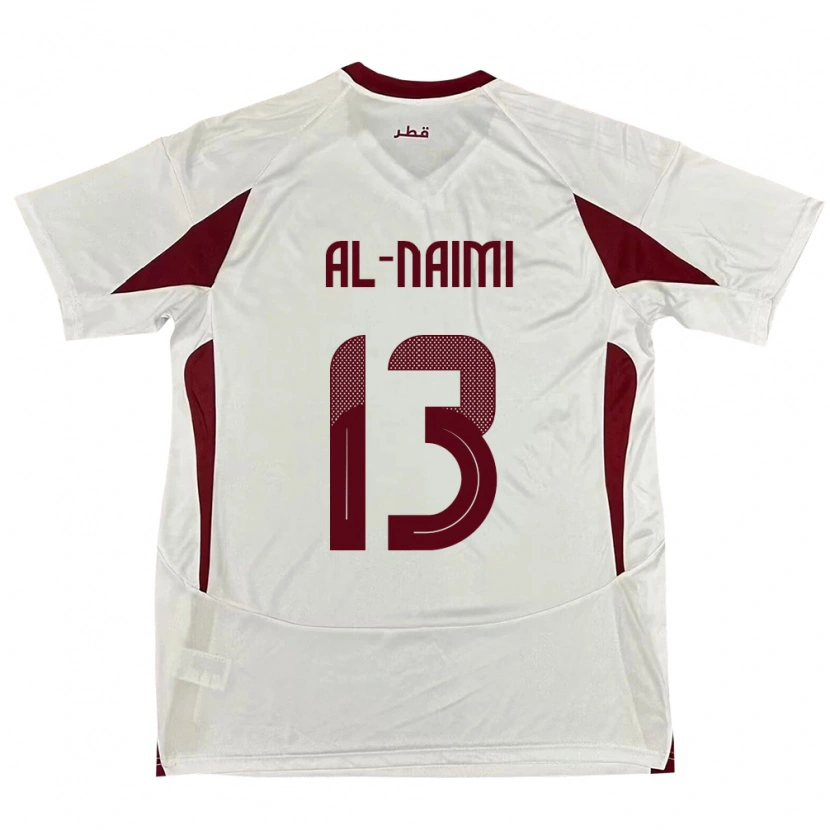 Danxen Women Qatar Zahra Al Naimi #13 White Away Jersey 24-26 T-Shirt
