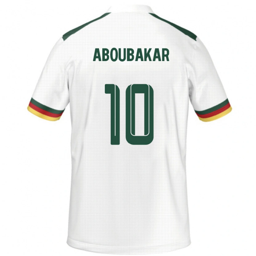 Danxen Women Cameroon Vincent Aboubakar #10 White Away Jersey 24-26 T-Shirt