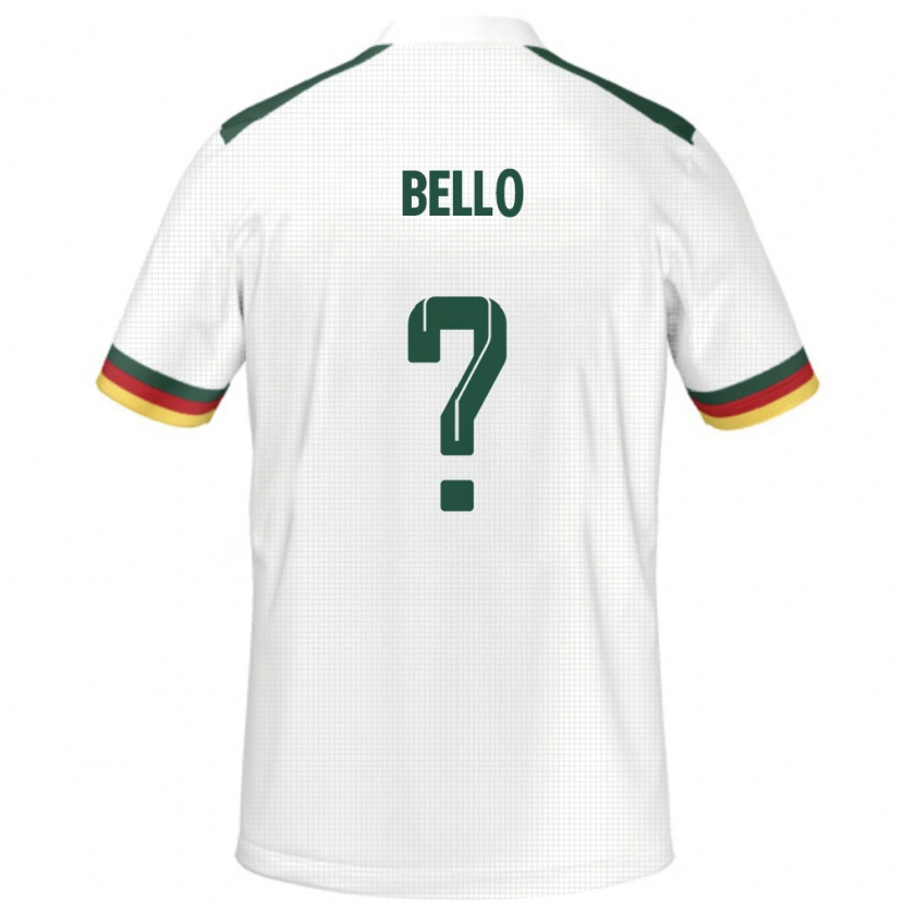 Danxen Women Cameroon Karim Bello #0 White Away Jersey 24-26 T-Shirt