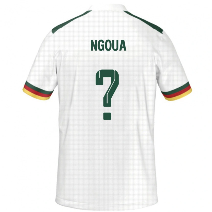 Danxen Women Cameroon Boris Ngoua #0 White Away Jersey 24-26 T-Shirt