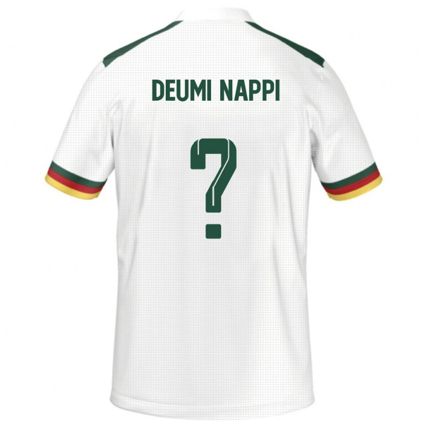 Danxen Women Cameroon Dimitrie Deumi-Nappi #0 White Away Jersey 24-26 T-Shirt