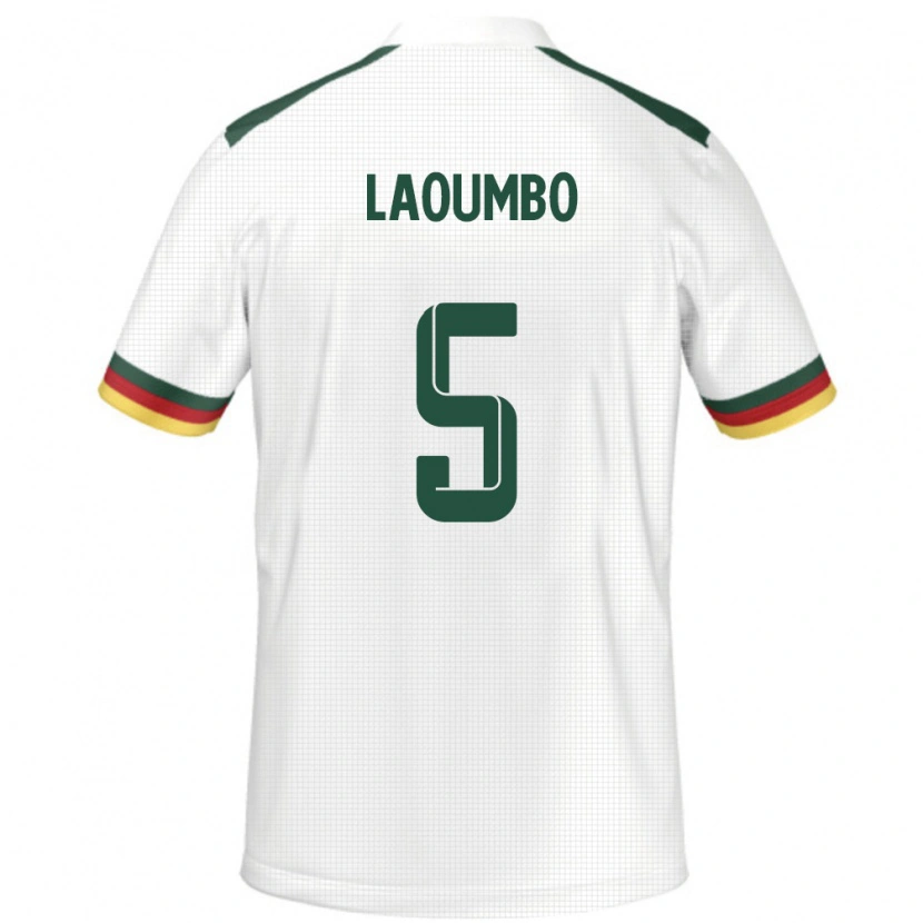 Danxen Women Cameroon Bere Laoumbo #5 White Away Jersey 24-26 T-Shirt