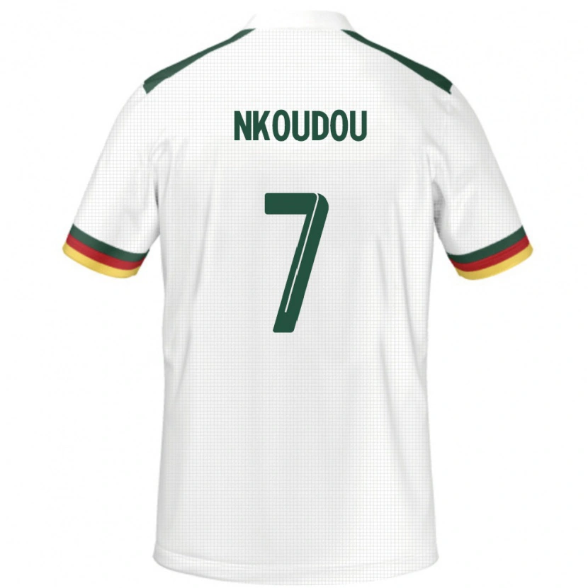 Danxen Women Cameroon Georges-Kevin Nkoudou #7 White Away Jersey 24-26 T-Shirt