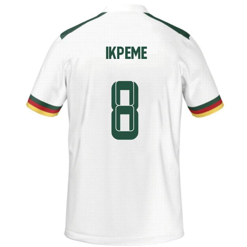 Danxen Women Cameroon Stephan Ikpeme #8 White Away Jersey 24-26 T-Shirt