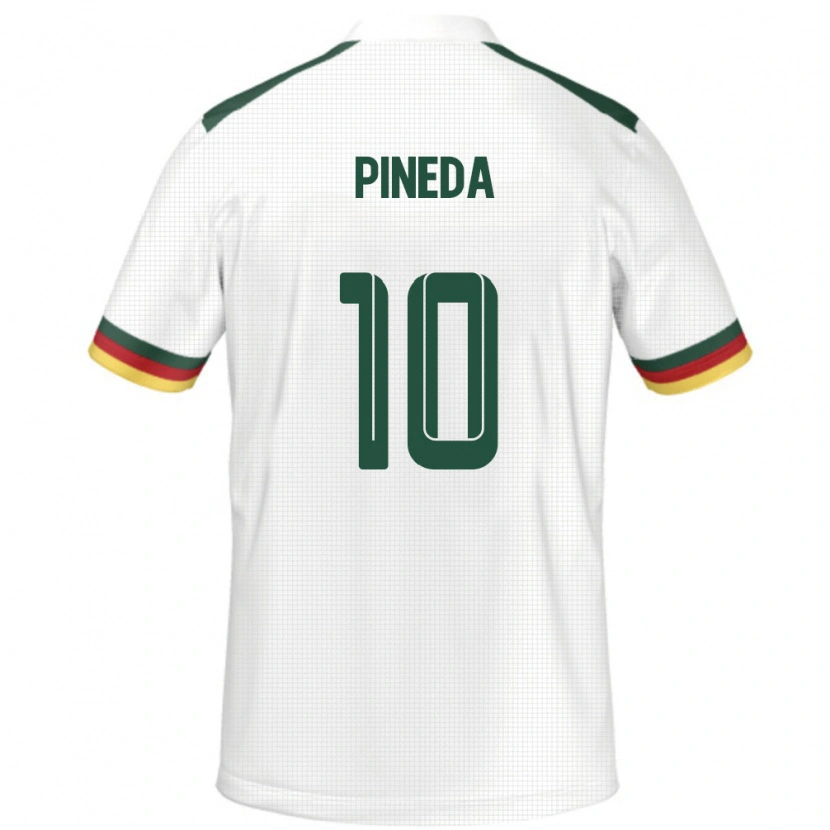 Danxen Women Cameroon Etienne Eto O Pineda #10 White Away Jersey 24-26 T-Shirt
