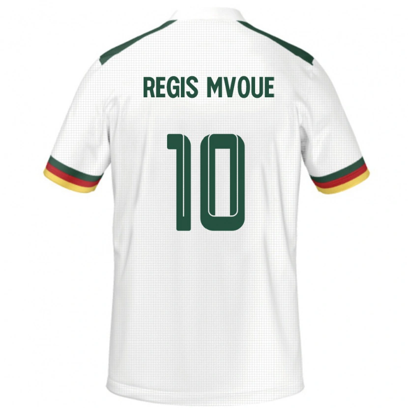 Danxen Women Cameroon Steve Regis Mvoue #10 White Away Jersey 24-26 T-Shirt
