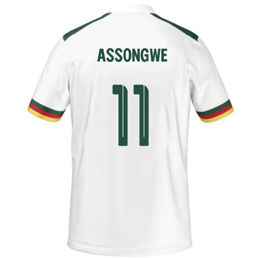 Danxen Women Cameroon Bemol Apam Assongwe #11 White Away Jersey 24-26 T-Shirt