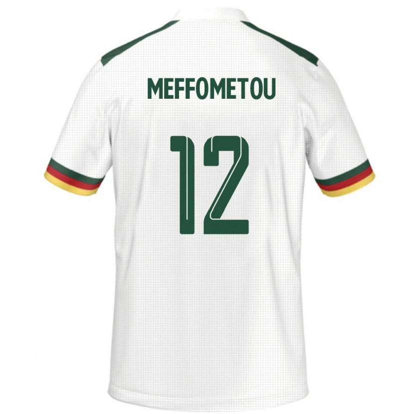 Danxen Women Cameroon Falonne Meffometou #12 White Away Jersey 24-26 T-Shirt