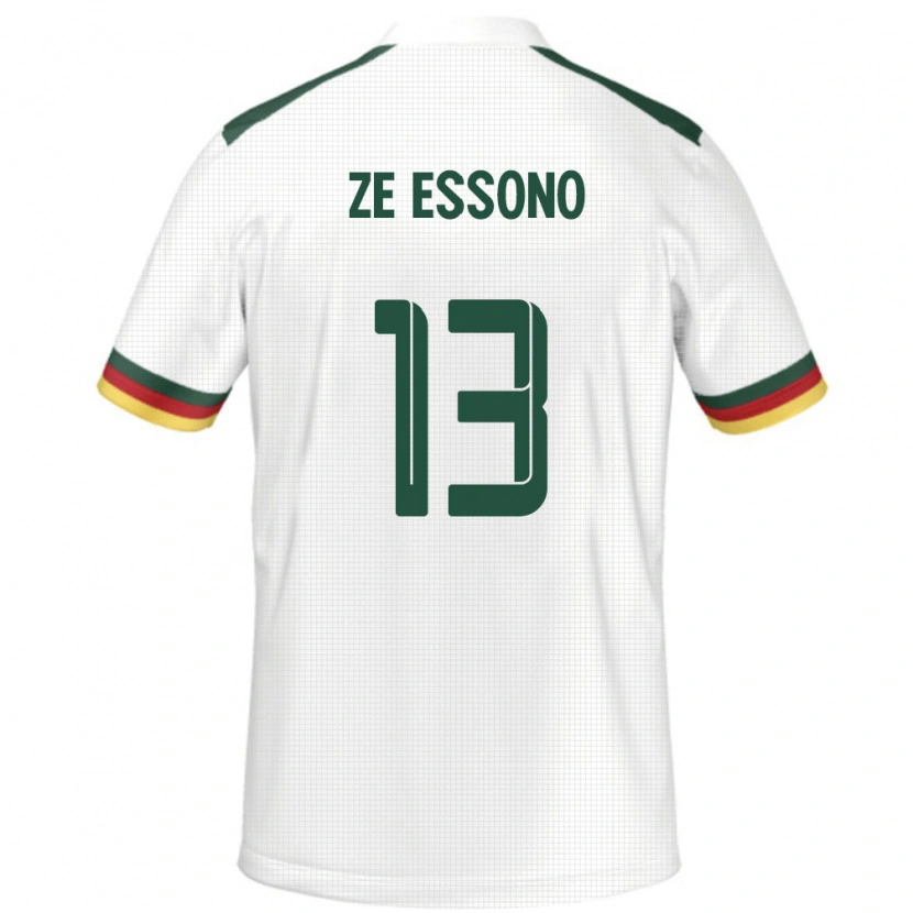 Danxen Women Cameroon Severin Ze Essono #13 White Away Jersey 24-26 T-Shirt