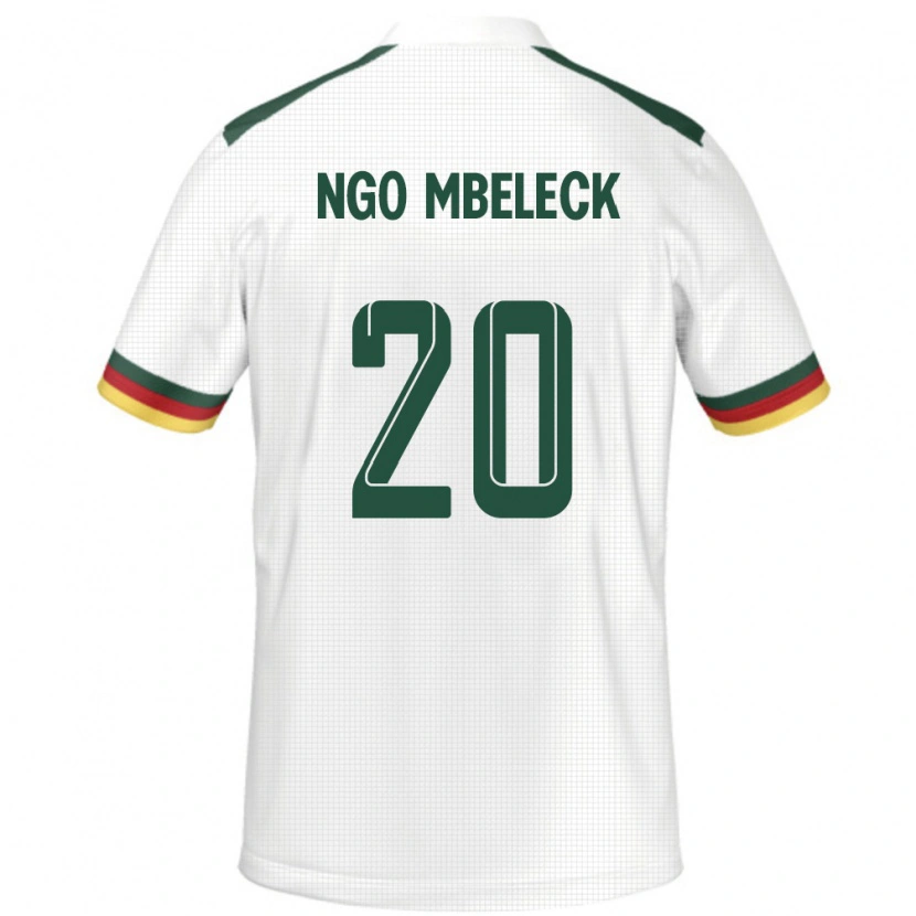 Danxen Women Cameroon Genevieve Ngo Mbeleck #20 White Away Jersey 24-26 T-Shirt