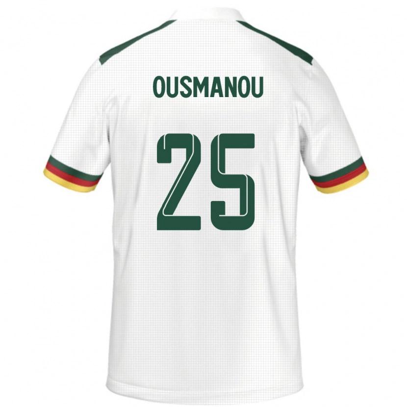 Danxen Women Cameroon Doudou Ousmanou #25 White Away Jersey 24-26 T-Shirt