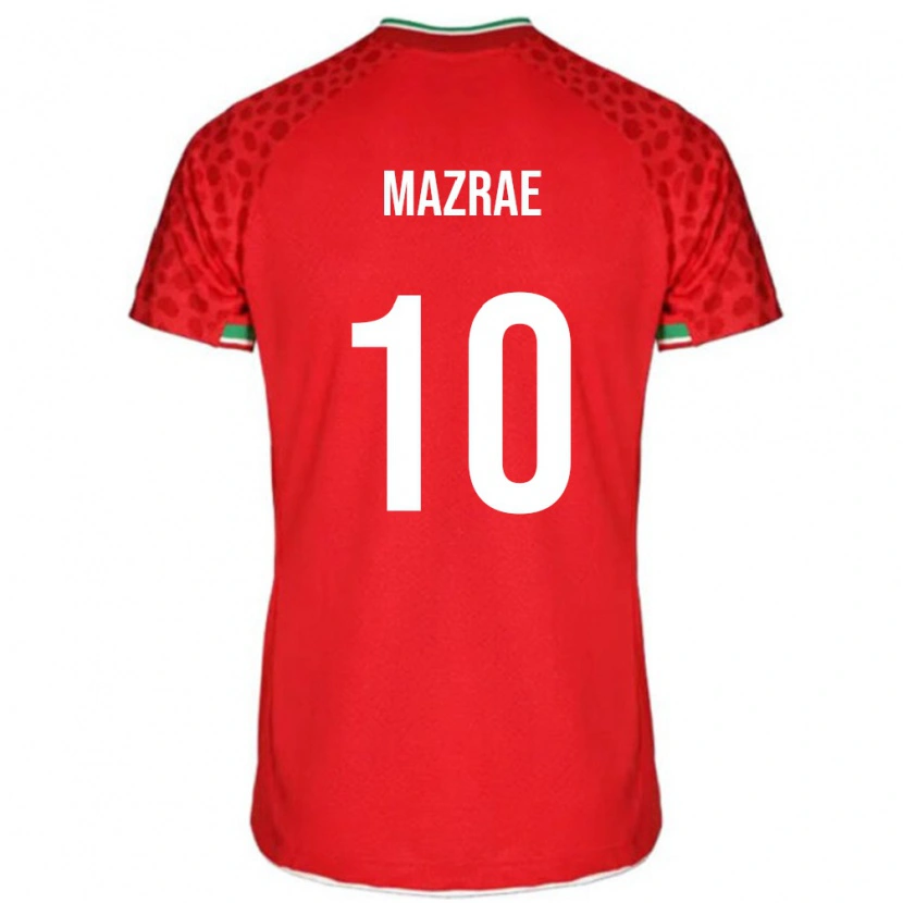 Danxen Women Iran Yousef Mazrae #10 Red Away Jersey 24-26 T-Shirt
