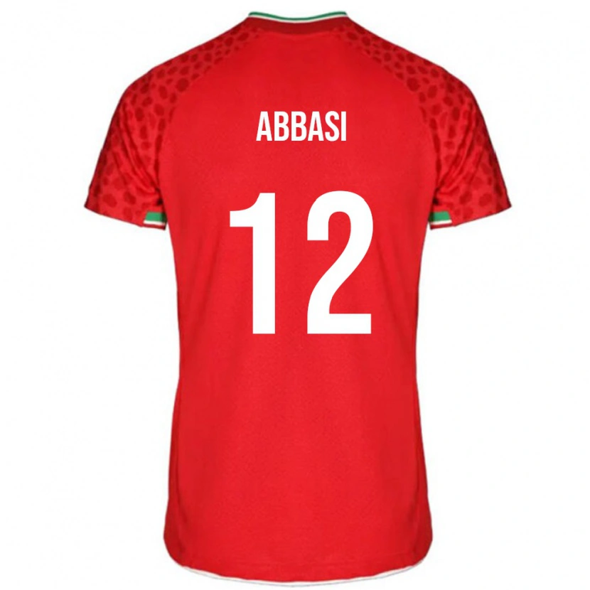 Danxen Women Iran Armin Abbasi #12 Red Away Jersey 24-26 T-Shirt