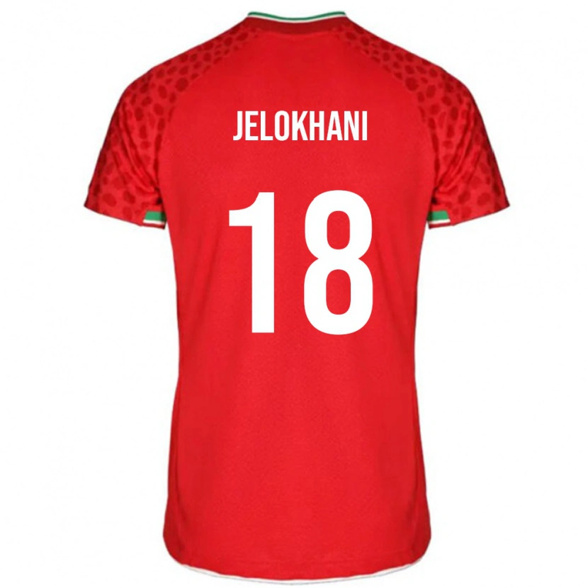 Danxen Women Iran Ali Jelokhani #18 Red Away Jersey 24-26 T-Shirt