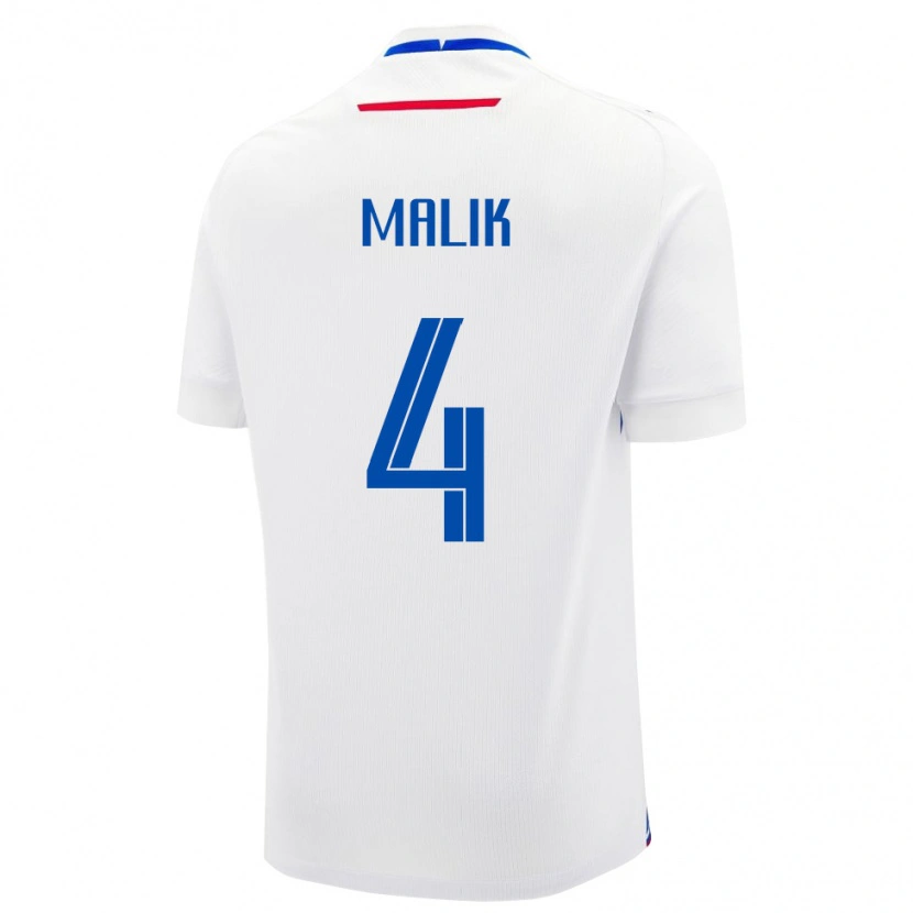 Danxen Women Slovakia Lukas Malik #4 White Away Jersey 24-26 T-Shirt