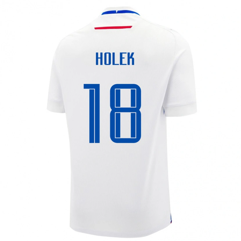 Danxen Women Slovakia Jakub Holek #18 White Away Jersey 24-26 T-Shirt