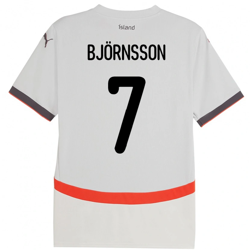 Danxen Women Iceland Benjamin Björnsson #7 White Away Jersey 24-26 T-Shirt