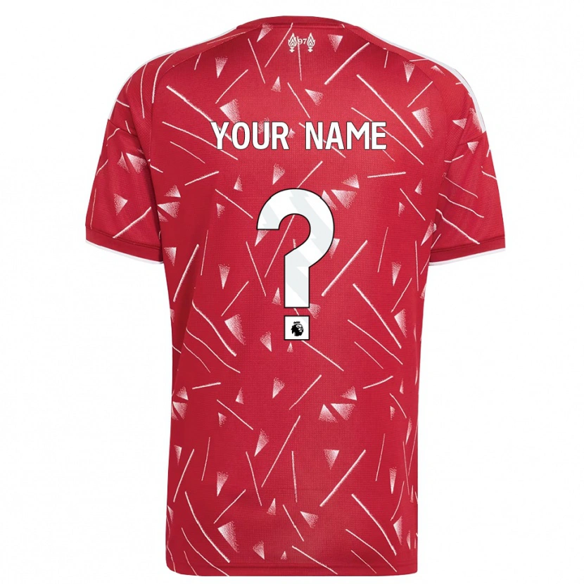 Danxen Women Your Name #0 White Red Home Jersey 2026/27 T-Shirt